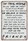 Dreacoss In This House We Are Friends Tin Sign - Retro Funny Metal Poster for Friends TV Show Lovers - Vintage Wall Art Home Decor, 8x12 Inches