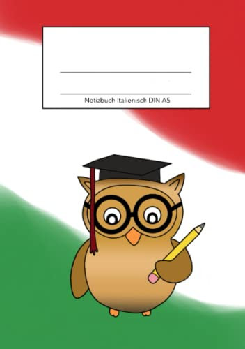 Notizbuch Italienisch DIN A5: Notizbuch zum italienisch lernen