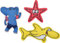 Happy People Bema® Neopren-Tauchtiere (sandbefüllt), 3er-Set, inkl. Lernkarten & virtuellem Schwimmkurs