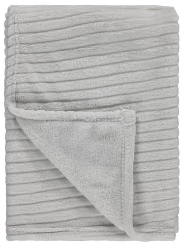 Disney Mickey Mouse weiche Babydecke – Flanell-Fleecedecke für Baby-Mädchen/Jungen, Plüschdecke für Kinderwagen, Kindergarten & Kindertagesstätte, gute Maus/Grau