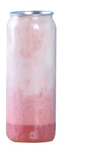 100 Pz Bottiglie For Bevande Usa E Getta Possono Succo Di Bevande Fredde Bottiglie Bottiglie Di Tè Al Latte Bere Bottiglie Di Imballaggio Trasparente Tazza Di Tè Al Latte