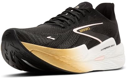 BROOKS 1204231B098 Hyperion Max 2 Donna, Black/Gold/Pink EU 42.5