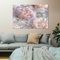 Großes Leinwandbilder Bilder 70x140cm Poster Peony plant floral fragrance Kunstdrucke Wanddekoration, Modern Bilder Wohnzimmer Leinwand Deko für Schlafzimmer, Ohne Rahmen