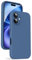 Supdeal Liquid Silikon Hülle für iPhone 16 – [Kamera Rundumschutz] [Kratzfeste integrierte Weiche Mikrofaser] 4 Schicht Vollschutz Stoßfest Gel Gummi Handyhülle, 6,1 Zoll, Blau