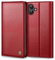 Handyhülle für iPhone 16 Hülle, Premium Lederhülle Schutzhülle Tasche für iPhone 16 Hülle Wallet Kartenfach Standfunktion Klappbar Flip Case für iPhone 16 Hülle, Rot