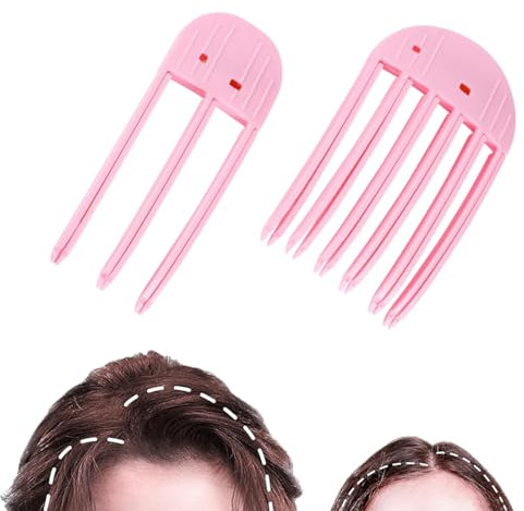 BOPRKTM 2 Pièces Pinces À Cheveux Volumisantes Pinces à Cheveux pour Frange Moelleuse Pinces À Racines de Cheveux Volumisantes Clips Moelleux pour Créer une Forme Naturelle et Abondante