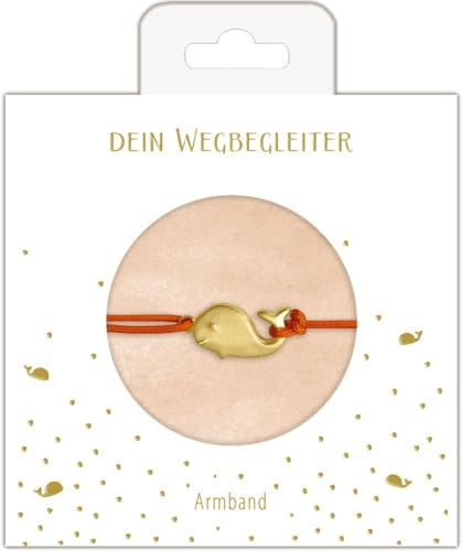 Armband: mit Walanhänger (vergoldet)