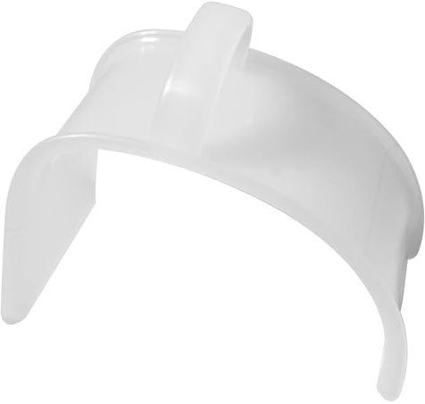 Plastic White Concrete Trowel Tool for Masonry Cement, 19cm Lightweight, Hand Plastering & Mortar Repair for Garden Corner Flooring Molds