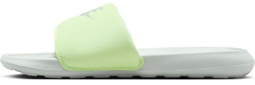 Nike Victori One Damen-Badeslipper, Light Silver/Light Silver-Barely Volt, 39 EU