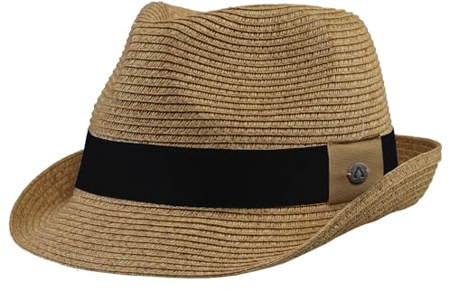 P.A.C. Blues Trilby Straw Hat - S/M