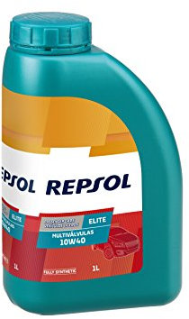REPSOL Motoröl 10W-40 ELITE Teilsynthetiköl Motor Öl ACEA A3/B3 ACEA A3/B4 API SN API CF MULTIVÁLVULAS 1L
