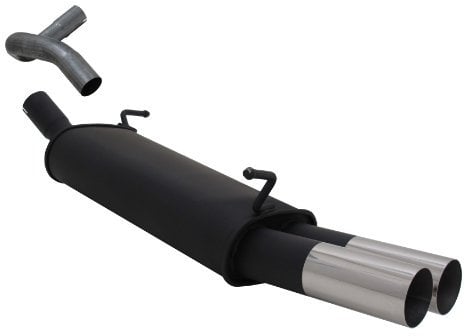 Novus Sportauspuff Gruppe N 2x76 RL-Design