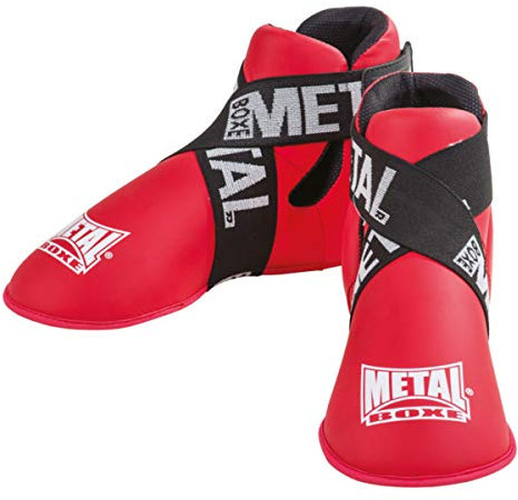METAL BOXE Protège-Pieds Rouge L