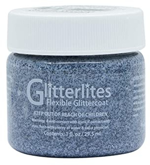 Angelus Paint Glitterlites 1 oz Tuxedo Black