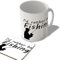 McMug - I'd Rather Be Fishing - Mug and Coaster Set, Ceramic, 11fl.oz.