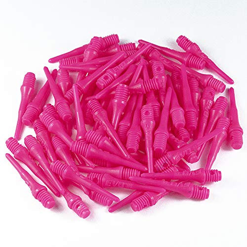 Evolution Original EVO Dartspitzen 2BA Long EVO Points Made in Germany (100 Stück, Pink)