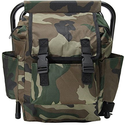 Rucksack-Angel-Hocker mit Kühl-Tasche Stuhl Campingstuhl Klappstuhl Faltstuhl