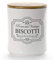 cre Barattolo biscottiera Contenitore Biscotti in Ceramica Tappo in Legno Decoro Vintage Home 14 * 17 cm 754173