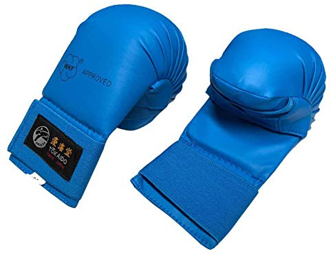 Tokaido Faustschutz WKF rot blau Karate-Faustschützer für Training und Wettkampf