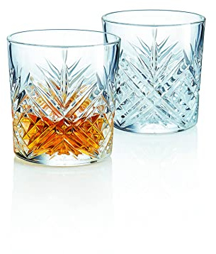 LOT DE 6 GOBELETS A WHISKY 30CL EUGENE - LUMINARC