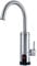 Pudin,220V Electric Instant Heater,Supply Hot and Cold Water,Stainless Hot Water Tap with LED Digital Display for Home Facilities(British Plug)