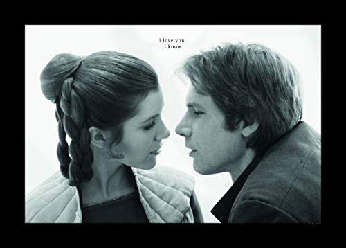 Komar Wandbild | Star Wars Classic Leia Han Love | Kinderzimmer, Jugendzimmer, Dekoration, Kunstdruck | ohne Rahmen | WB124-70x50 | Größe: 70 x 50 cm (Breite x Höhe), Bunt