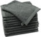 ZOLLNER 10er Set Waschhandschuhe 100% Baumwolle, 500 g/qm, ca. 17x21 cm, grau