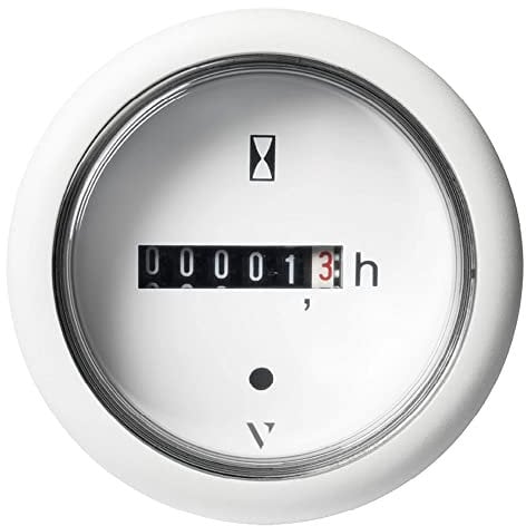 VDO Computers Marine A2C59512454 Viewline Mechanischer Stundenzähler, 52 mm