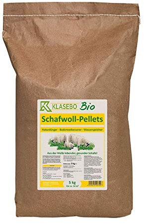 Schafwoll-Pellets Bio 5 kg für ca. 50-100 m²