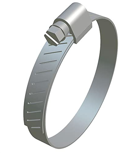 Colliers de Serrage Colliers de Serrage Réglables (Paquet de 5) Tubes d'entraînement Flexibles à Vis Sans Fin Plaqués Zinc Colliers Pour Conduites de Carburant Normes Certifiées Robustes (60mm - 80mm)
