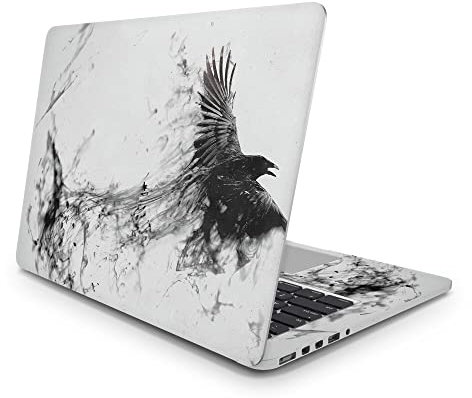 Sticker Master Black Eagle Laptop Vinyl Sticker Skin Cover 13 14 15 Inch Notebook Decal for MacBook Asus Acer Hp Lenovo Huawei Dell Ms Toshiba 15.6 inch (38x27 cm)