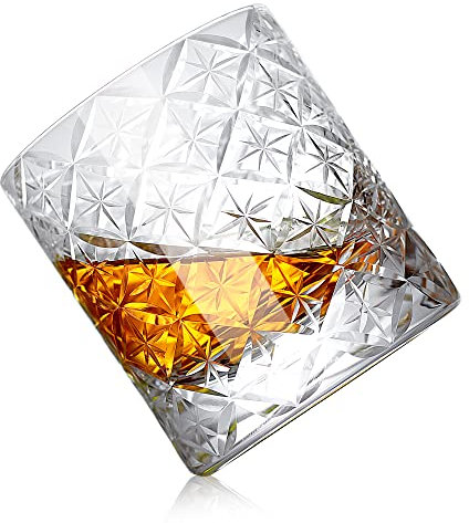 LUXU Verre à whisky en cristal gravé YYL WH135S1-3