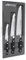 Arcos Riviera - Juego de Cuchillos de Cocina (Mondador + 2 Cuchillo Chef) - Acero Inoxidable Forjado NITRUM - Mango POM - Color Negro
