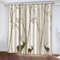 SLOYCA Gardinen Blickdichte Vorhänge Schlafzimmer Ösen Thermo Vorhang Kälteschutz Blackout Curtain Verdunkelung, Wald Hirsch 234x220cm, Schlafzimmer und Kinderzimmer 2er Set
