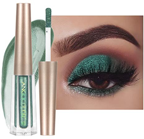 Anglicolor Lidschatten,Flüssiger Chamäleon-Lidschatten,Langanhaltende holografische Glitzer-Multichrom-Lidschatten,Augen Make-up| Vegan& Cruelty-Free#16