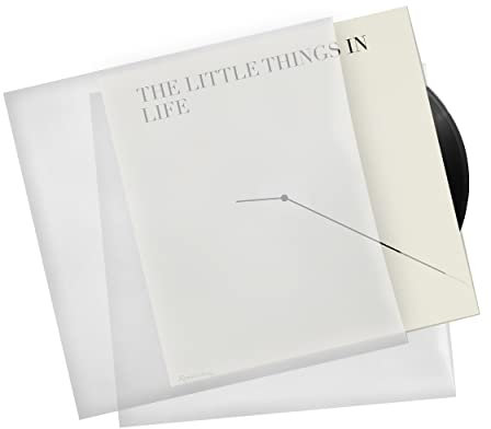 SIMGET. Schallplatten aufbewahrung Hüllen 25 Stück extra Dicke LP Schutzhüllen (150 µm) Made in Germany transparent 12 Zoll Platten 32,5 cm