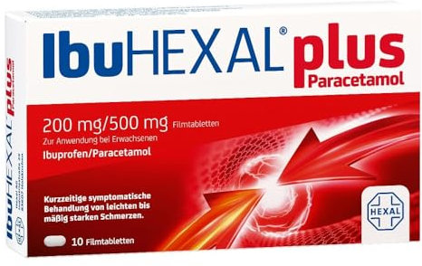 IBUHEXAL plus Paracetamol 200 mg/500 mg Filmtabl. 10 St