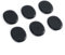 keepdrum Damper Pads Oberton-Dämpfer für Schlagzeug Felle und Becken Schwarz 6 Stück