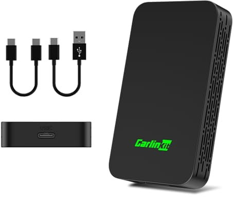 CarlinKit 5.0 Wireless CarPlay/Android Auto 2Air-Adapter, original Auto verdrahtet, um drahtlose Funktion, das Auto angeschlossen ist, unempfindliche Verbindung