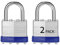 HZSY Lot de 2 cadenas à clé identique en acier laminé (40 mm), cadenas avec même clé, anse normale, pour boîte à outils, casier et unité de rangement ou plus