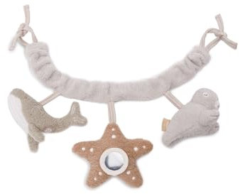 Jollein Catena Passeggino Deepsea - Animali marini - Carrozzina - Giocattoli Ovetto - Accessori Passeggino