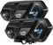 Fodsports M1-S Pro Motorrad Headset, Musik Teilen intercom Motorrad, 5.0 Bluetooth Motorrad kommunikationssystem für 8 Personen, Helm Headset mit CVC-Geräuschunterdrückung, IP65 Wasserdicht, 2 Pack