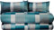 Erwin Müller Bettwäsche Sparpaket 4-TLG. Mako-Satin Petrol Größe 2X 135x200 cm + 2X 80x40 cm