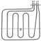 FIGEVIDA Resistenza forno inferiore doppia 360 x 340 mm. Watt. 800/2000-806890459 - RE3238/OR per SMEG