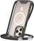 CAROKI Crossbody Lanyard Case for iPhone 16 Pro 6.3 inch, Magnetic Case Compatible with MagSafe Transparent Slim PC + TPU Clear Phone Case Cover with Lanyard Strap for iPhone 16 Pro-Black