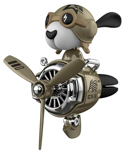 Autolüftungstreiber – Lüftungsclips für Hunde, niedlicher Cartoon-Hund – Duft-Diffusor, Auto-Lüftungsclip, lustig, für die Innendekoration des Autos