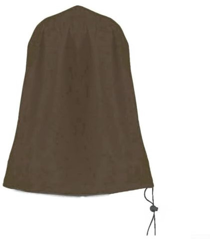 Abdeckung für Gartenbrunnen für den Außenbereich, 91,4 x 107,7 cm, wasserdicht, mit Kordelzug, strapazierfähig, 420D-Polyester, PVC-beschichtet, für gestufte Springbrunnen, Statuen, Terrassenmöbel