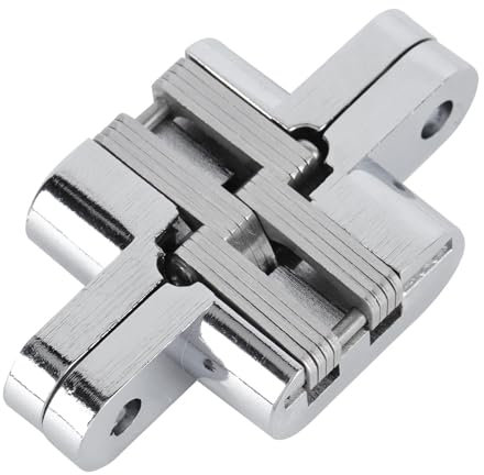 WENYOG Verdeckte scharniere Scharnier, verdeckte Scharniere for Holztüren, Esstische, versteckte Faltbare Klappmöbel, Fensterläden aus Edelstahl universal