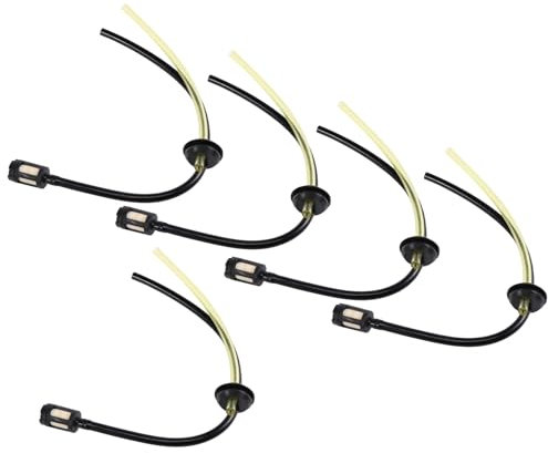Sirxlevcy 5 Teile/Satz Kraftstoff Rohr Tank Filter für Strimmer Trimmer Freischneider Ketten SäGe Kraftstoff Leitung Filter