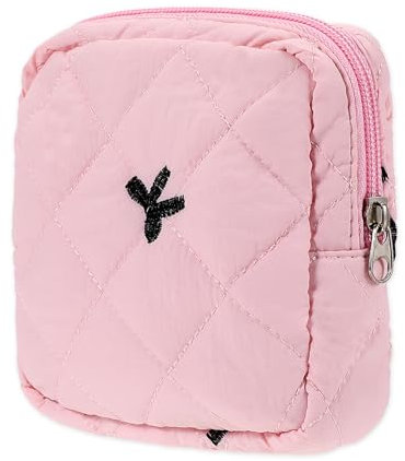 Yuomeaz Sanitary Pad Storage Bag for Girls, Women Period Bags with Inner Layer, Sanitary Napkin Storage Bag for Teen, Bow Menstrual Pad Pouch Sanitarys Towel Bags Tampon Holder for Purse
